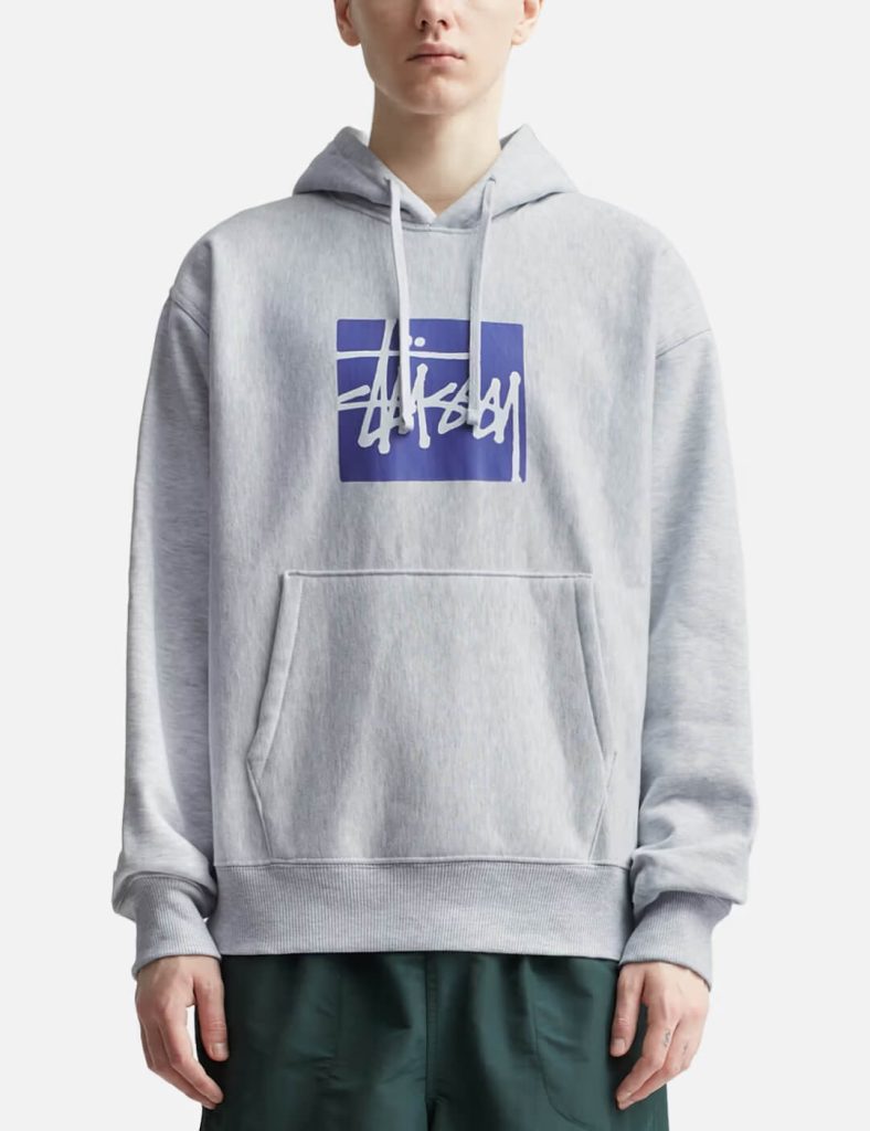 Sweat à capuche gris