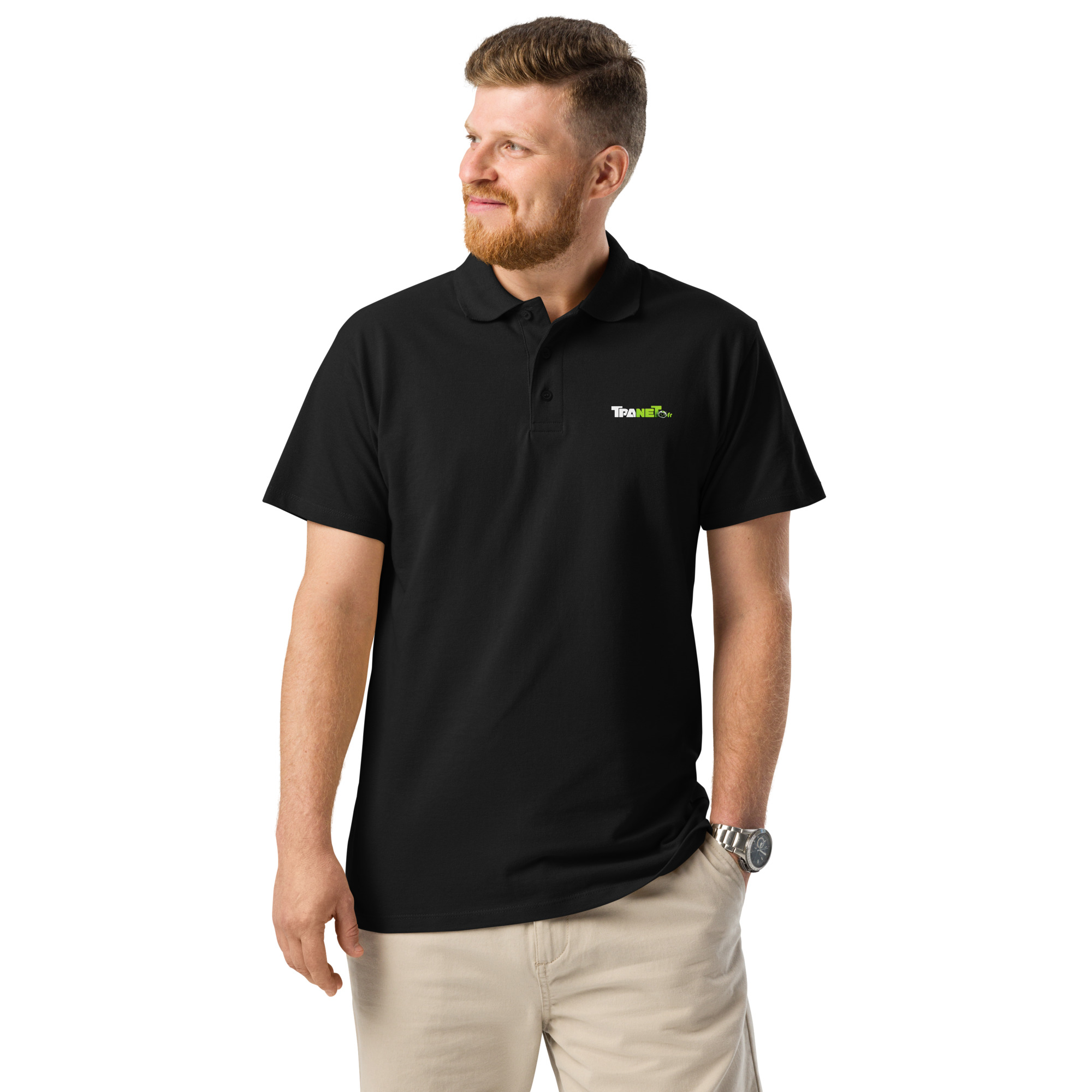 Polo piqué premium unisexe – Image 4