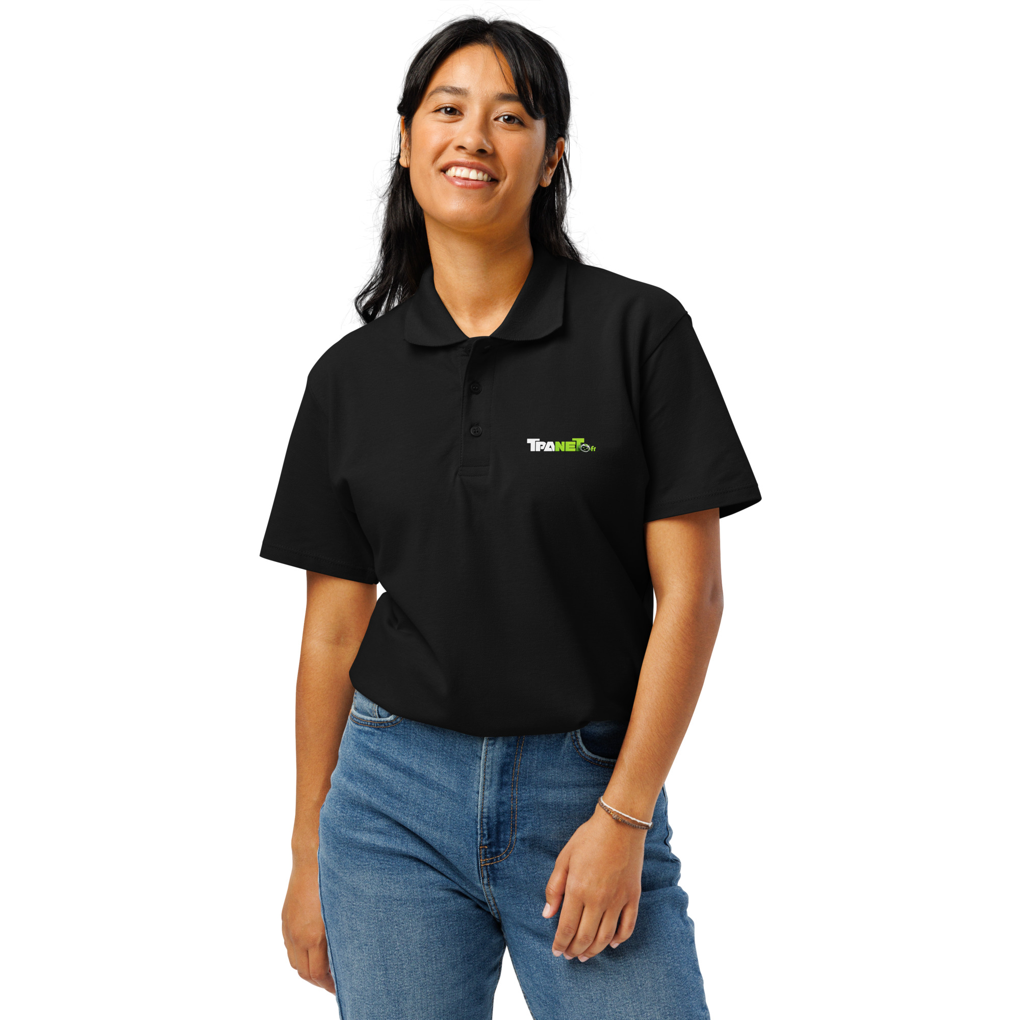Polo piqué premium unisexe – Image 5